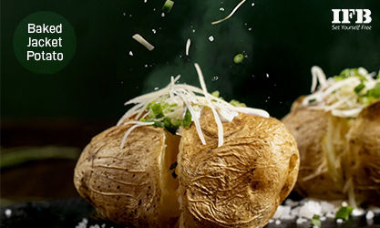 Baked Jacket Potato in Microwave