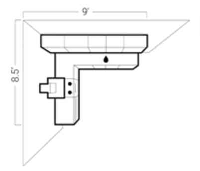 L shaped  image 