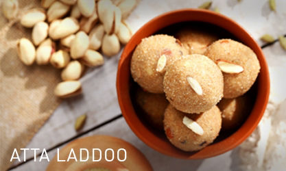 Atta Laddoo in Microwave