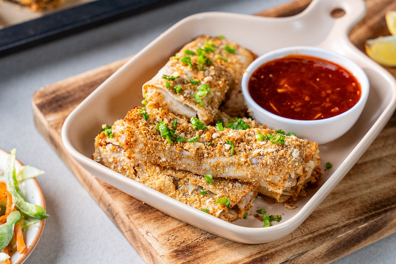 Baked Spring Rolls 