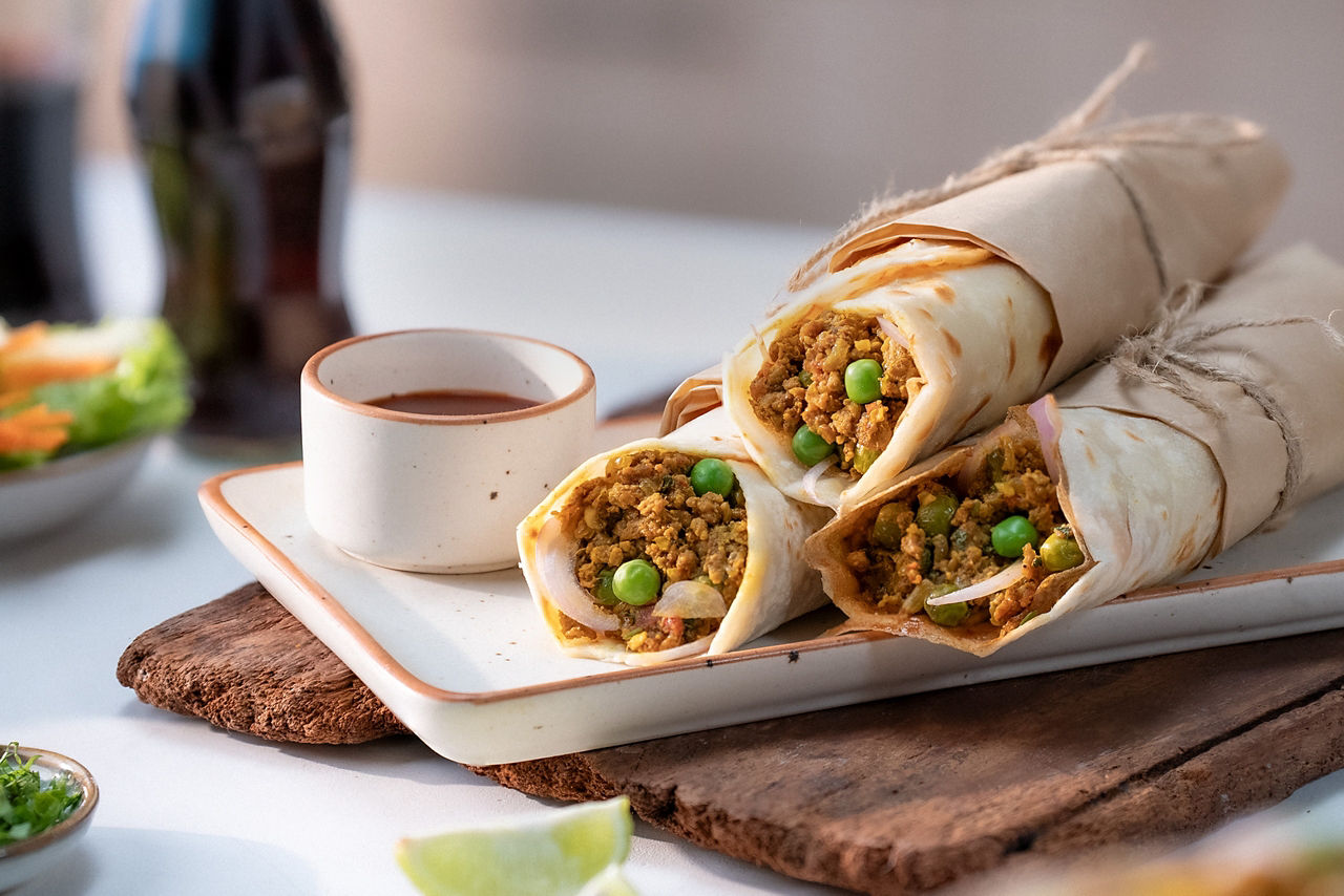 Chicken Kheema Roll