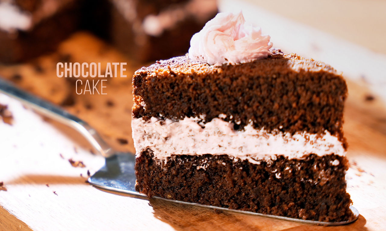 Eggless Chocolate Cake