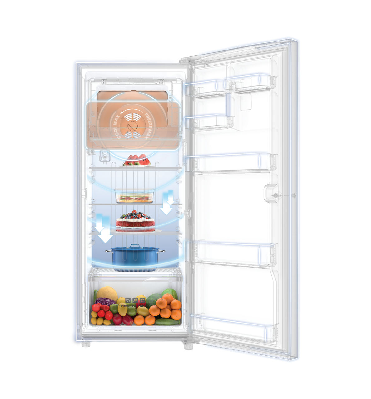 Buy IFBDC-2132FKG 187 L 3 Star Single Door Fridge Online