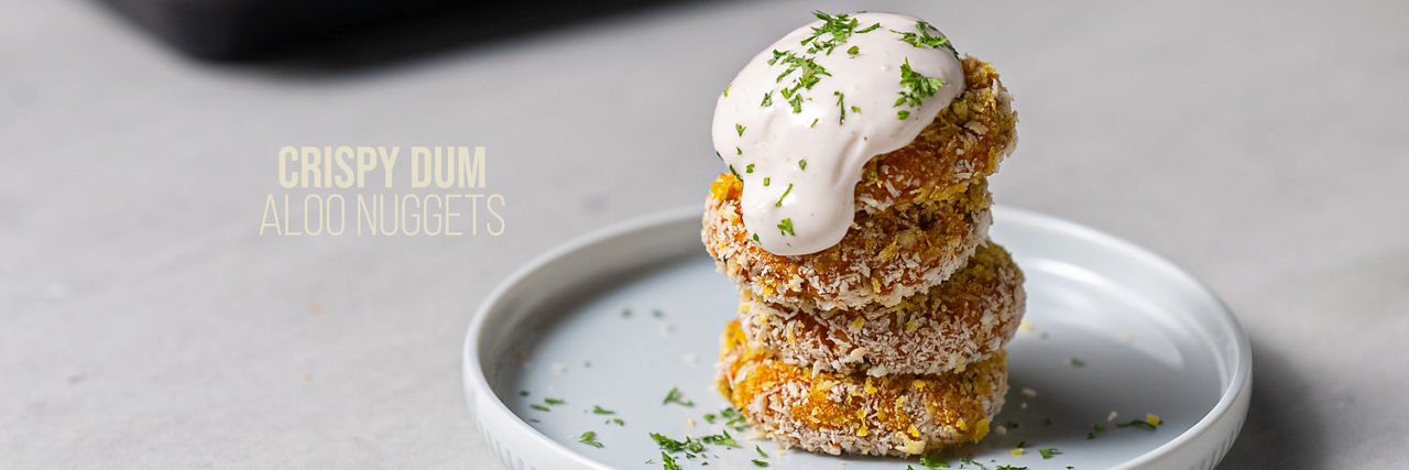 Crispy Dum Aloo Nuggets