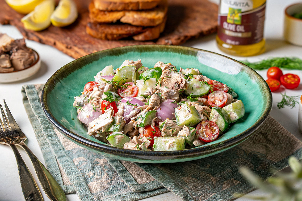Cucumber & Tuna Salad