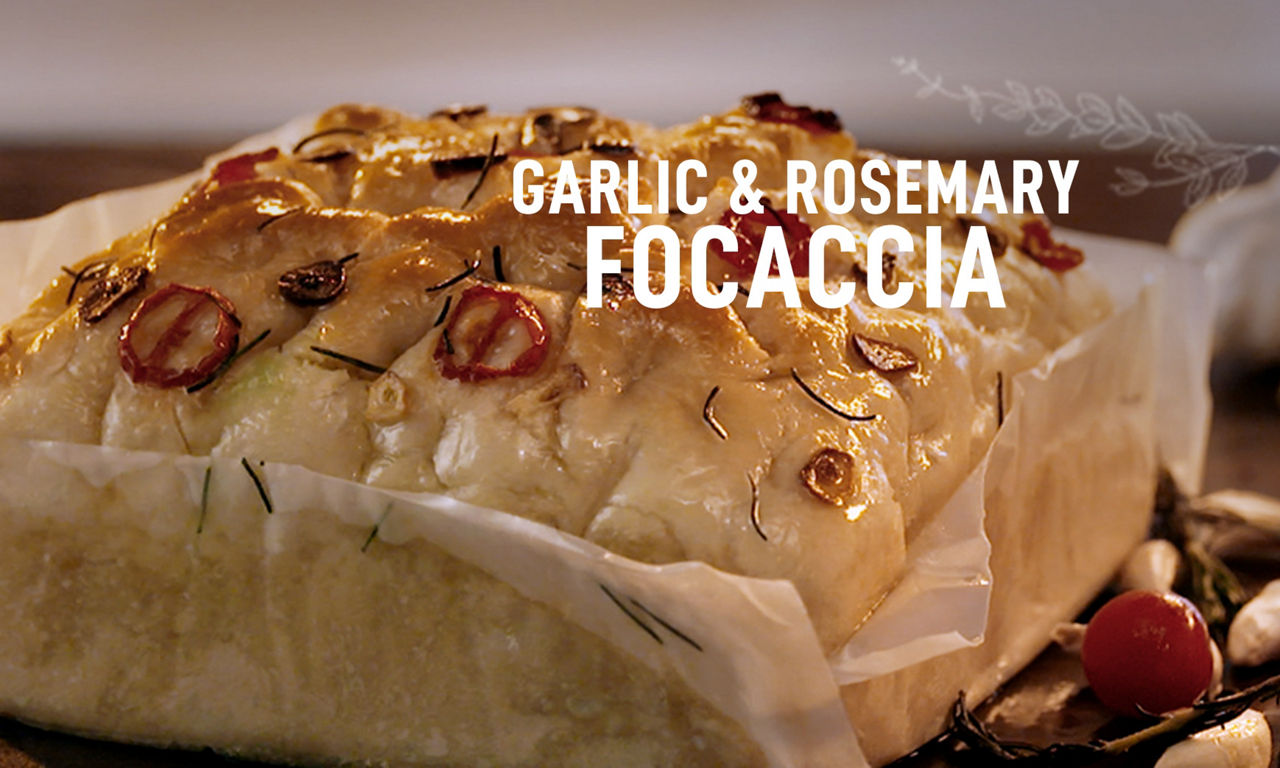 Garlic & Rosemary Focaccia