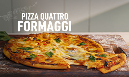 Pizza Quattro Formaggi (Four Cheese Pizza)