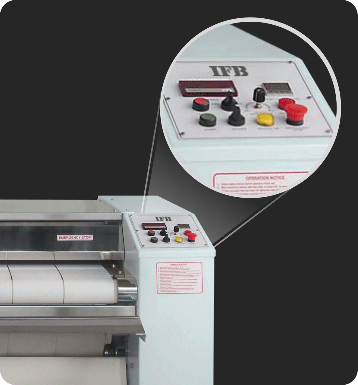 IFB Commercial Roll Heated Flat Work Ironer Online (IFWI-0630E)