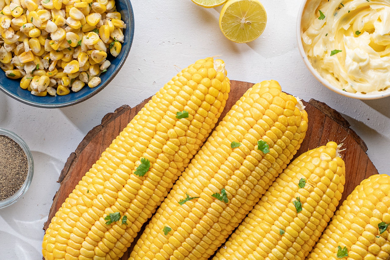 Steamed Corn