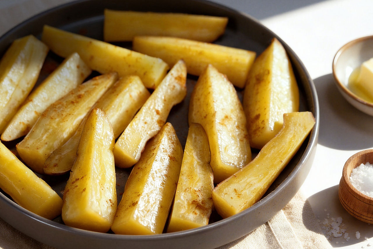 Steamed Sweet Potatoes
