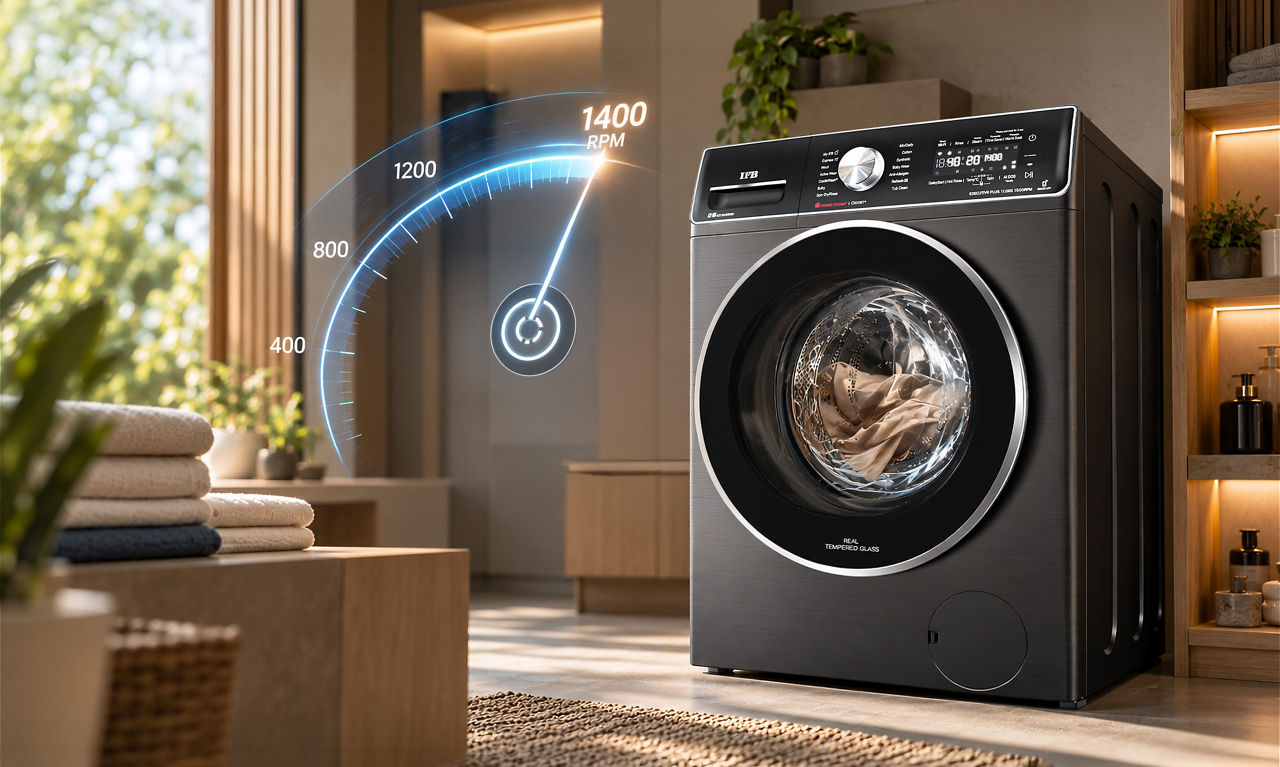Washing Machine RPM Explained: Does Higher Spin Speed Mean Better Washing?