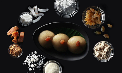 Vattayappam (Kerala rice flour cake)