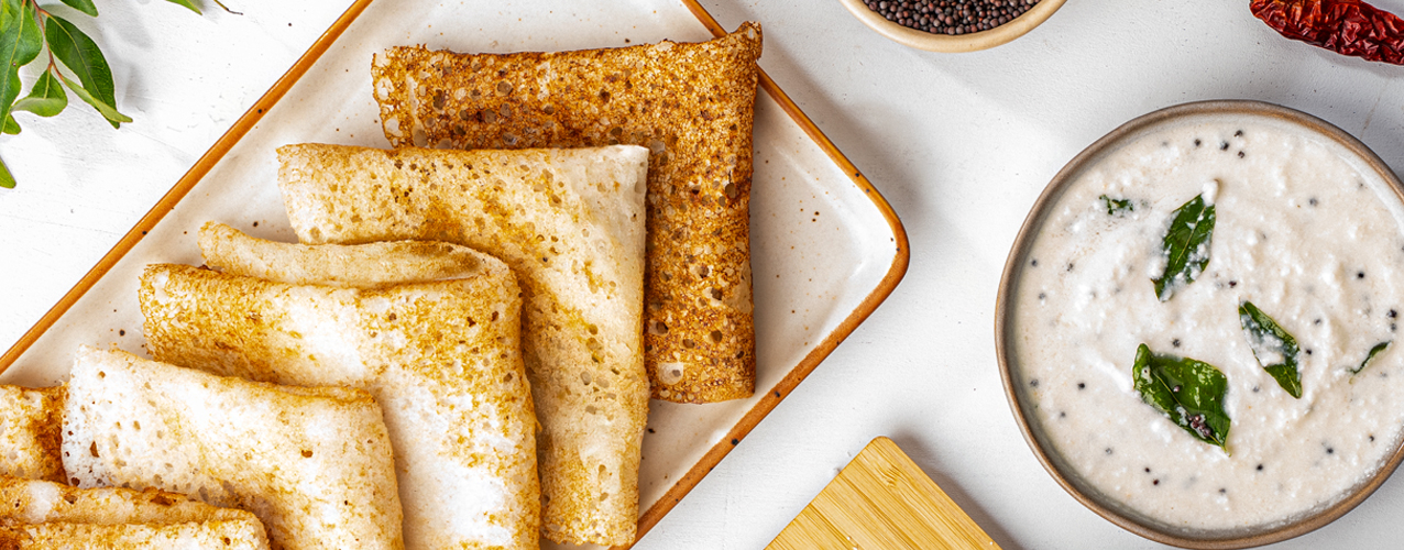 Dosa & Coconut Chutney