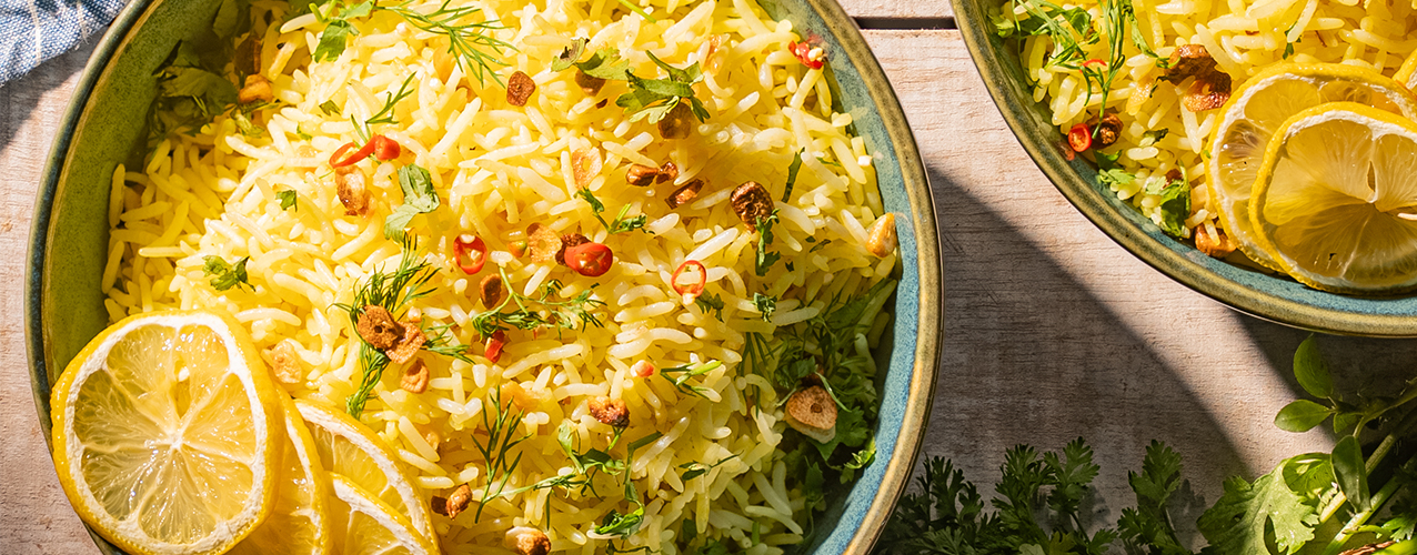 Lemon Garlic Rice