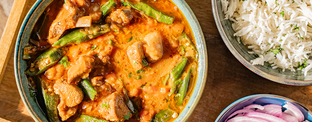 Mutton Bhindi Ka Salan