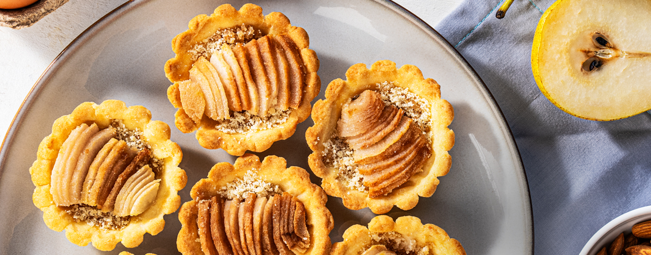 Pear and Cinnamon Tartlets