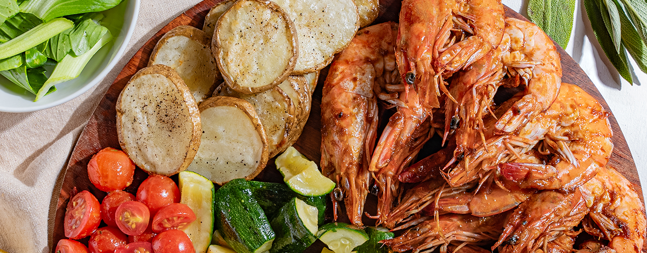 Prawns Barbeque Platter