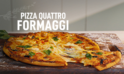 Pizza Quattro Formaggi (Four Cheese Pizza)