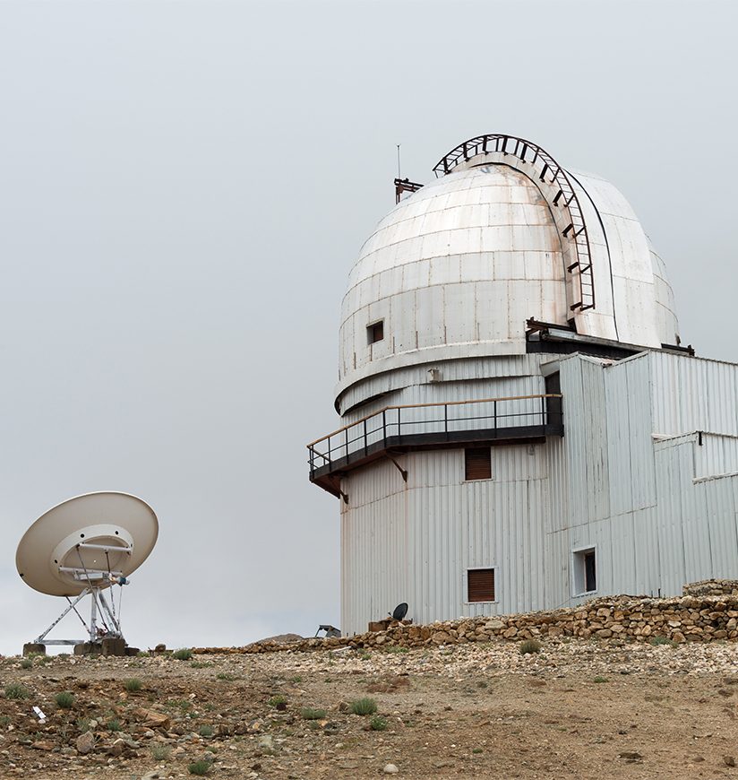 Ladakh, India - Jul 14 2019 - Indian Astronomical Observatory in Hanle, Ladakh, Jammu and Kashmir, India.