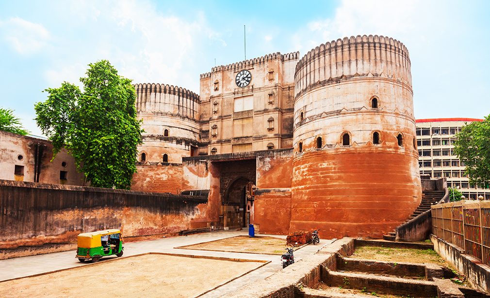 Bhadra Fort is situated in the walled city area of Ahmedabad, Gujarat state of India