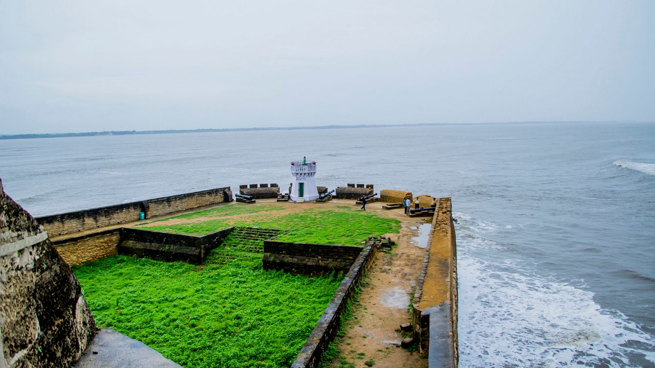 The edge of the Diu Fort