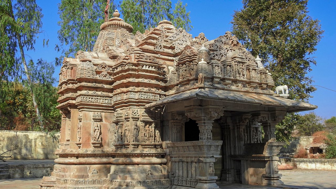 Ambika Mata Mandir, Jagat village, near Udaipur, Rajasthan, India. It was built around 10th century.