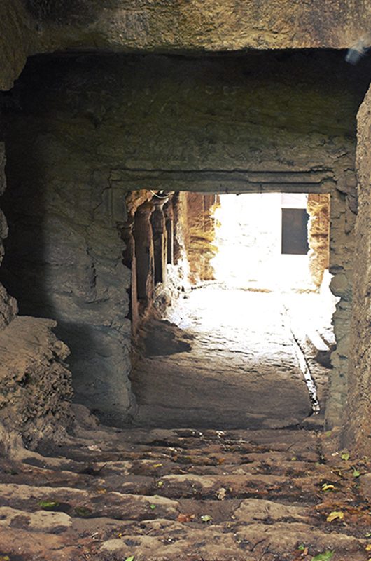 The Jogeshwari Caves are some of the earliest Buddhist cave temples sculptures located in the Mumbai suburb of Jogeshwari, India. The caves date back to 520 to 550 CE. These caves belongs to the last 