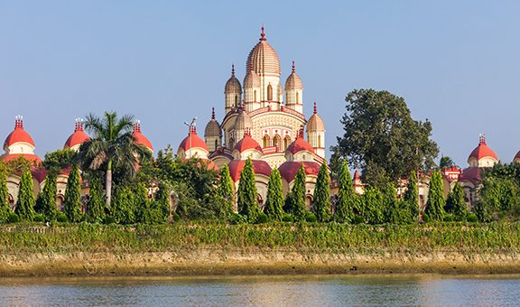 Dakshineswar Kali Temple is a Hindu temple located in Kolkata, India. The presiding deity of the temple is Bhavatarini, an aspect of Kali.