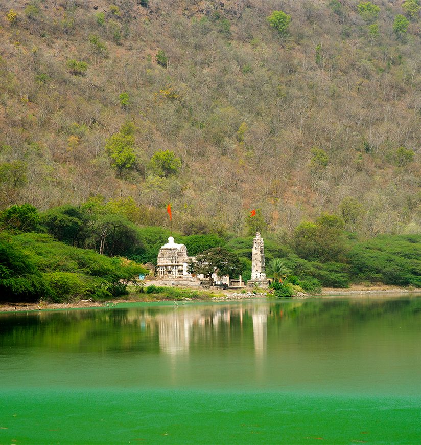 Lonar Lake or Lonar crater, is a notified National Geo-heritage Monument was create by meteor impact during the Pleistocene Epoch located at Lonar in Buldhana district, Maharashtra, India.