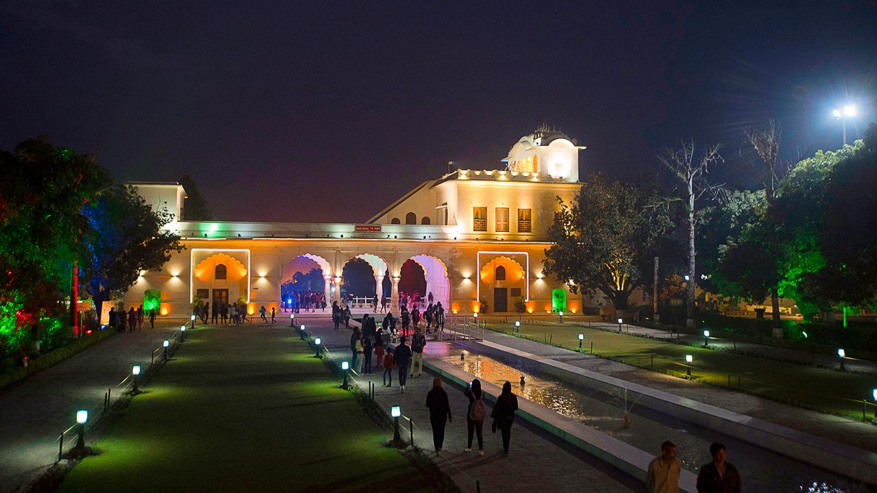 Linearity followed by arches, Pinjore Gardens, Chandigarh