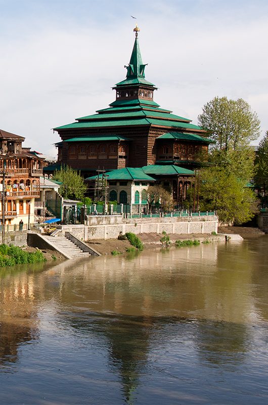 Shah Hamadan mosque in Srinagar old town , Kashmir India; Shutterstock ID 103025744; purchase_order: -; job: -; client: -; other: -