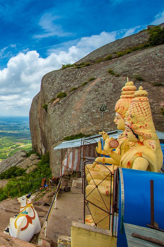 Shivagange is a mountain peak, with a height of 2640feet.It is located near Dabaspete ,in Bangalore rural district, Karnataka, India