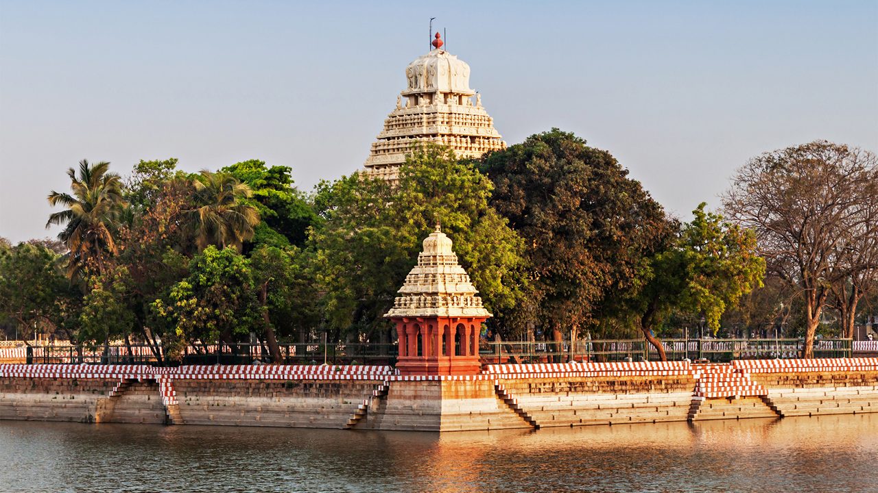 Vandiyur Mariamman Teppakulam Temple in Madurai, India