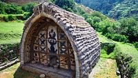 Toda  house of worship. This is a tribal  worship house in toda settlement,Ooty, Tamilnadu