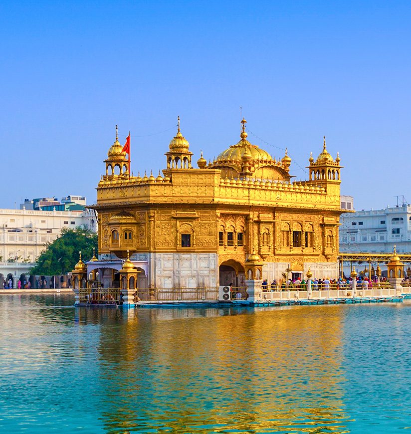 Golden Temple (Harmandir Sahib) in Amritsar, Punjab, India