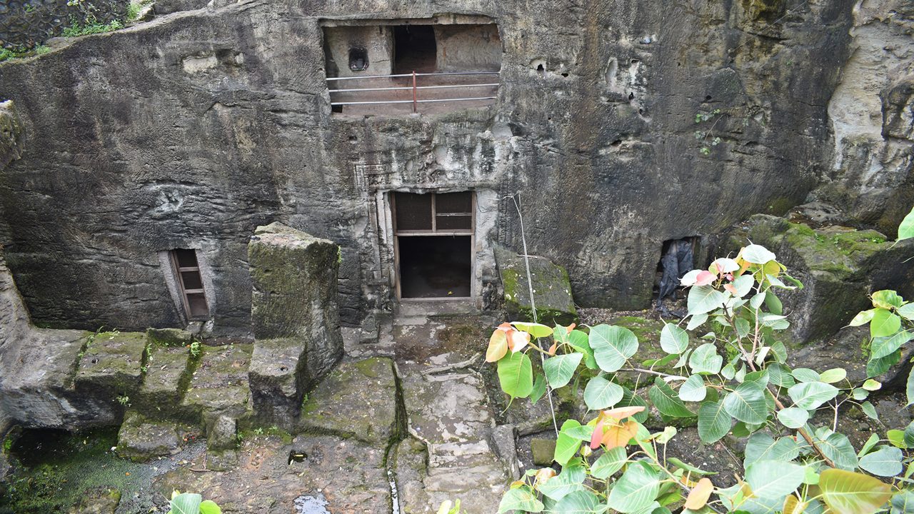 The Jogeshwari Caves are some of the earliest Buddhist cave temples sculptures located in the Mumbai suburb of Jogeshwari, India. The caves date back to 520 to 550 CE. These caves belongs to the last 
