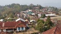 A panoramic view of the Mopungchuket Village, Nagaland
