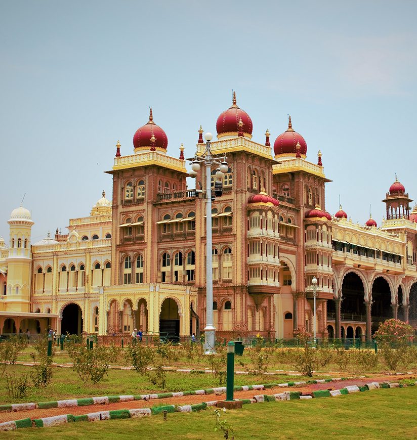 Royal view. Mysuru palace.