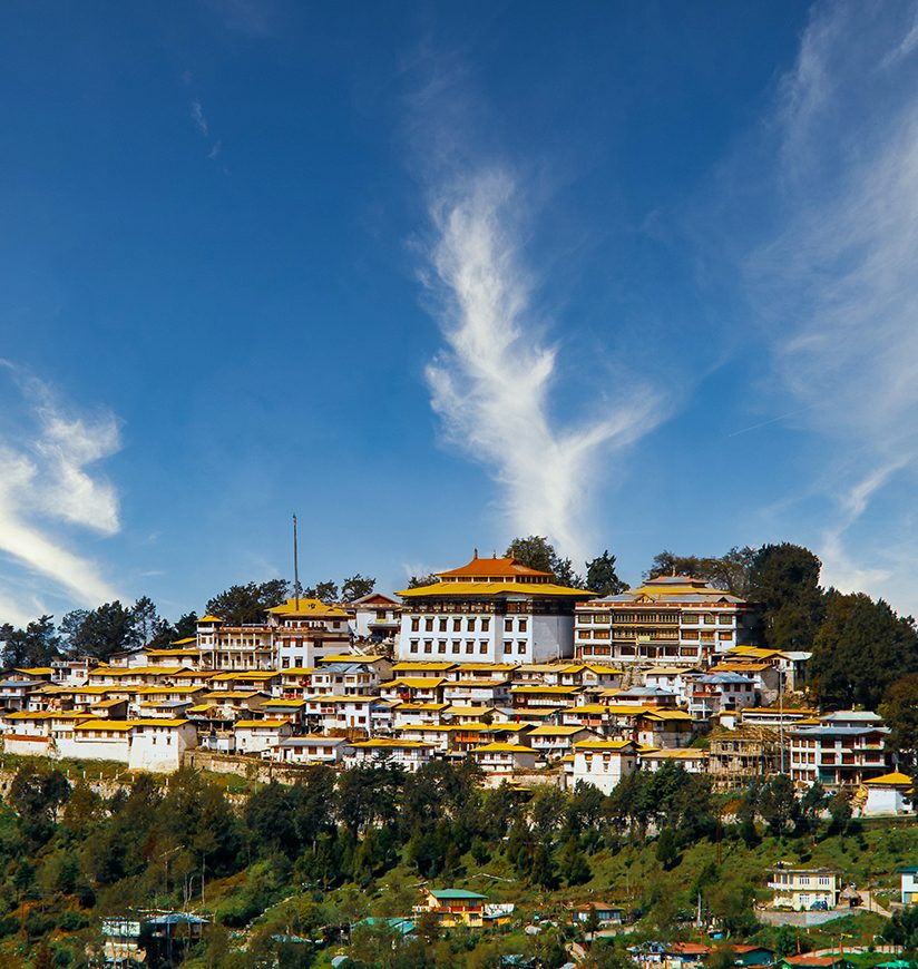 The Monastery of Tawang, the second largest monastery of Asia situated in Arunachal Pradesh, India.