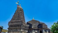 Black stone building of Trimbakeshwar Shiva Jyotirlinga or Jyotirling Temple