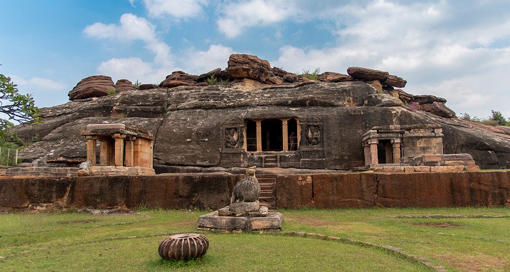 Ravana Padi Cave Temple is a rock cut temple in Aihole in Karnataka, India built during the reign of the Chalukya dynasty.