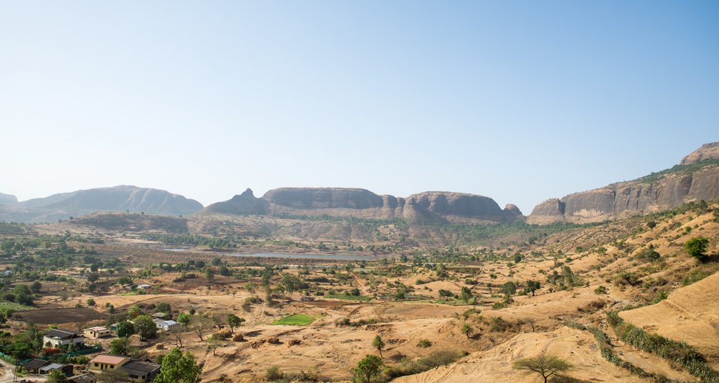 On the way to Anjaneri hills in Nasik, India