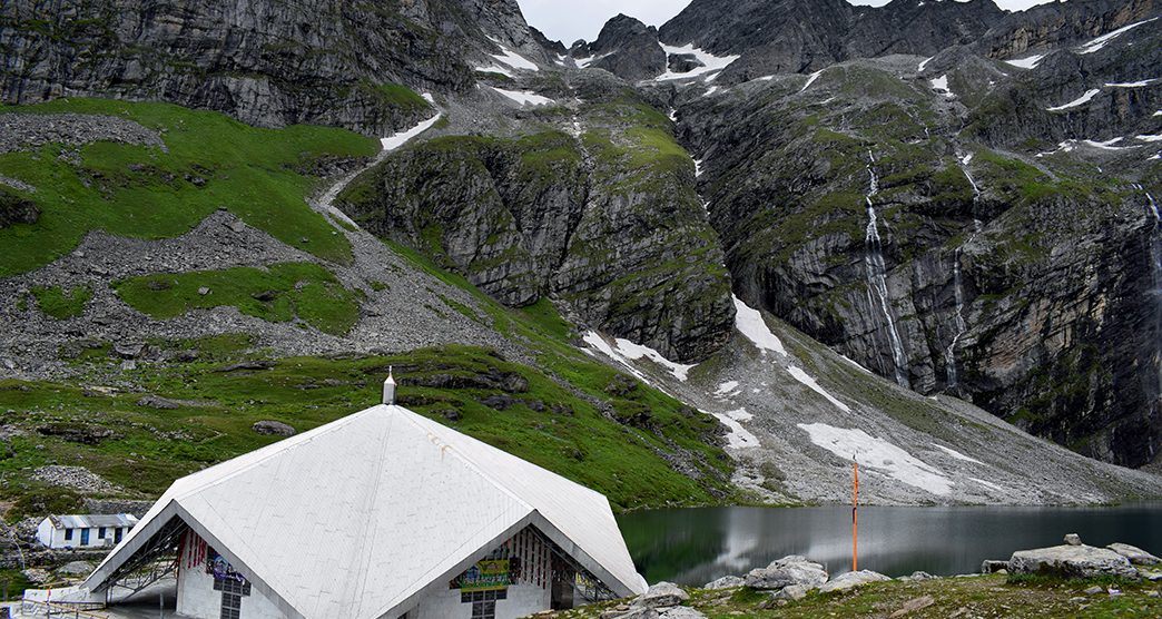 Beautiful view of holy Hemkund Sahib at 4600m