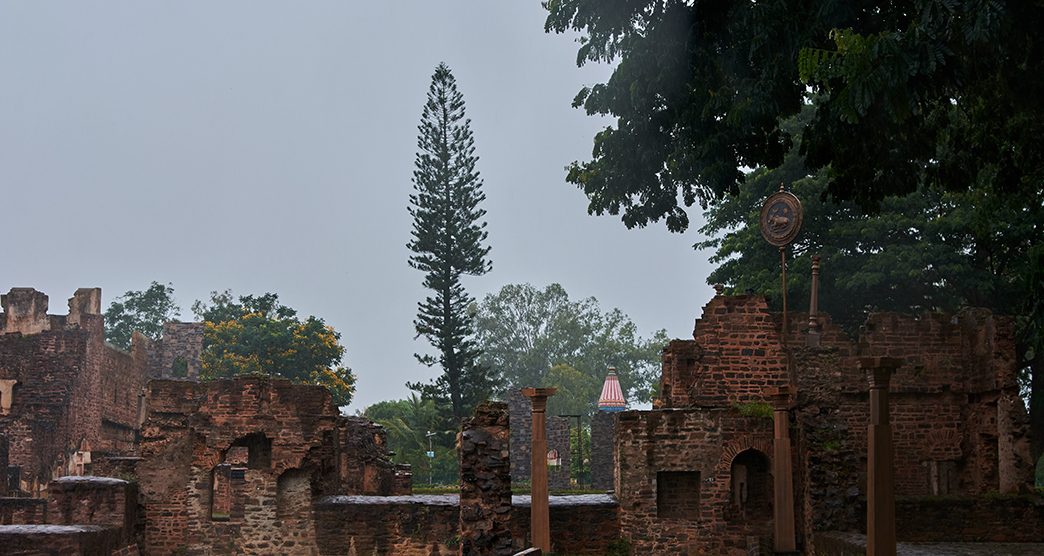 12-june-2013 Rani Chennamma Fort and Palace ruins, Kittur, Belgaum Karnataka State, India