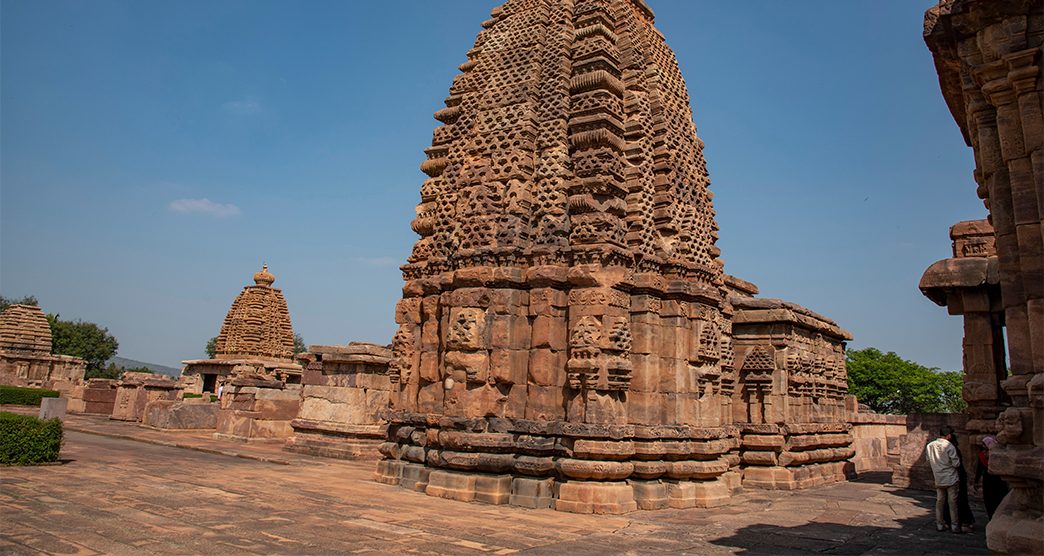 Kashi Vishwanath temple in Pattadakal, which is a UNESCO World Heritage site. It was built during the rule of the Chalukya dynasty