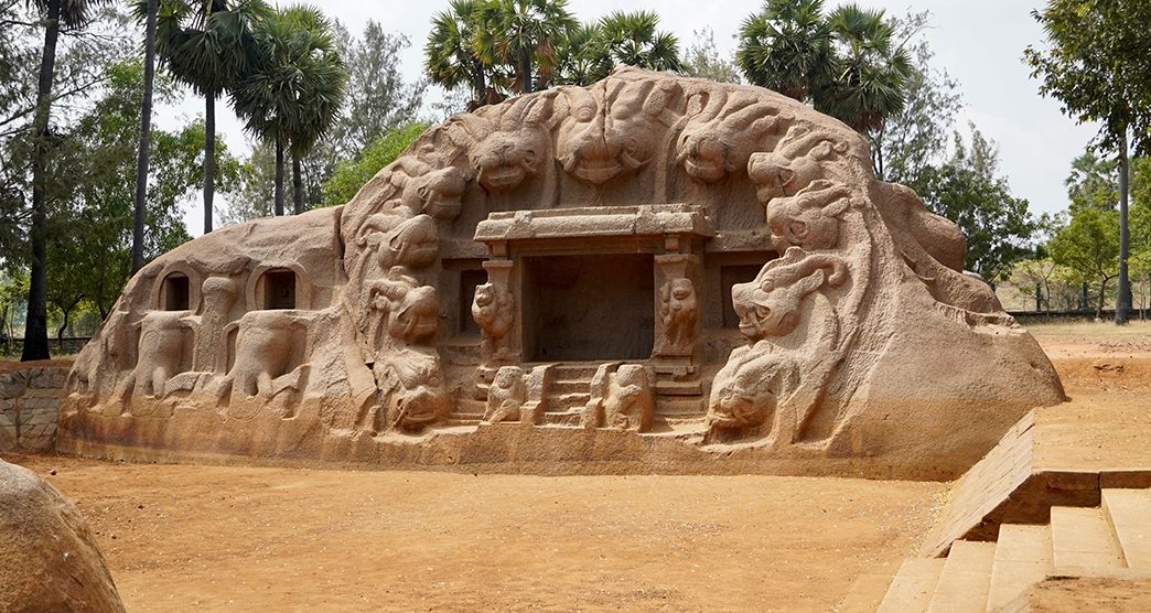 Tiger cave temple in Mahabalipuram, Tamilnadu, India.