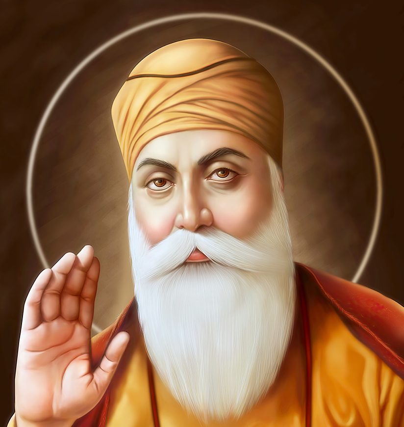 Guru Nanak Dev Ji Maharaj Pwhich is also Known as First Sikh Guru and Guru Nanak Jayanti is festival of Sikh celebration Happy Gurpurab