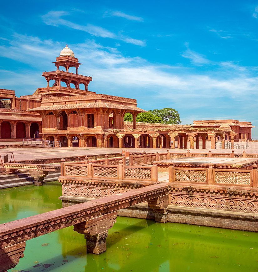 Fatehpur Sikri, the capital of Mughal Empire in 1571; Shutterstock ID 1376702942; purchase_order: -; job: -; client: -; other: -