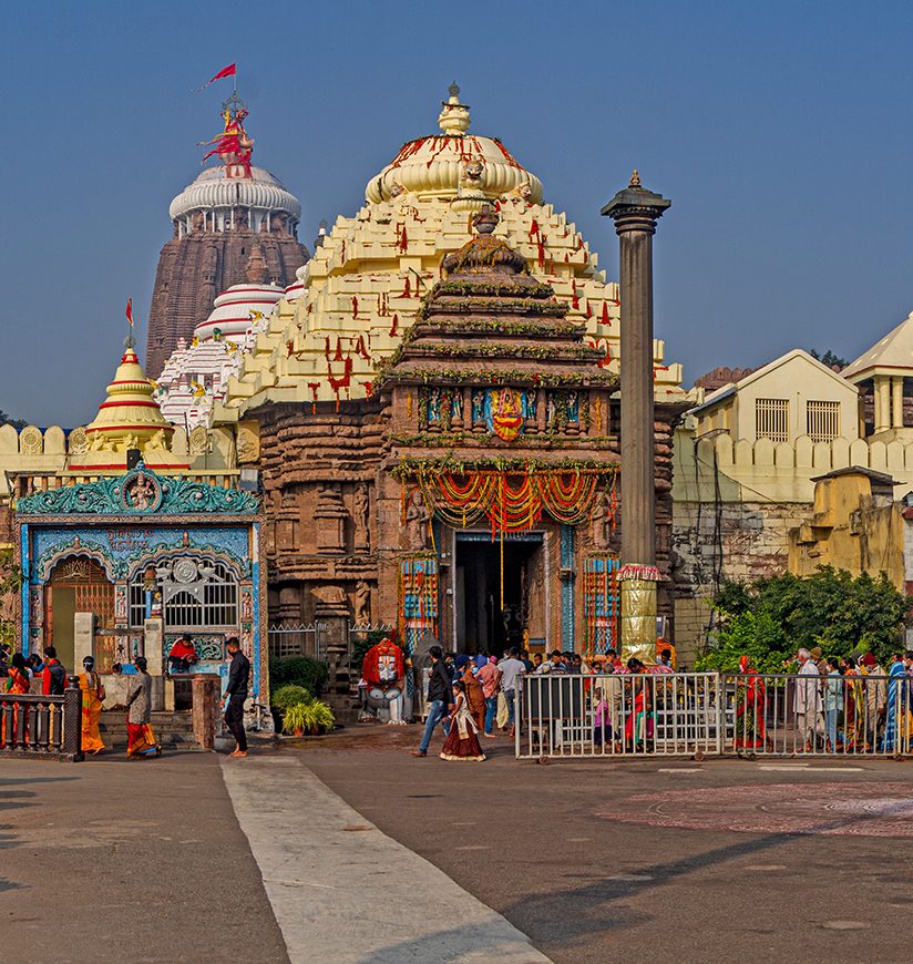 Sri Jagannath Temple in Orissa State of India. Constructed in 1000AD this temple is famous for its Chariot Ritual popularly known as Rath Yatra