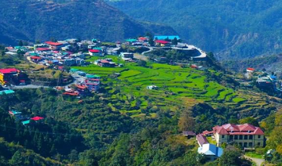 Snow peak mountain - Himalayan View - Lal Tibba - Mussoorie, Dehradun, Uttarakhand, India